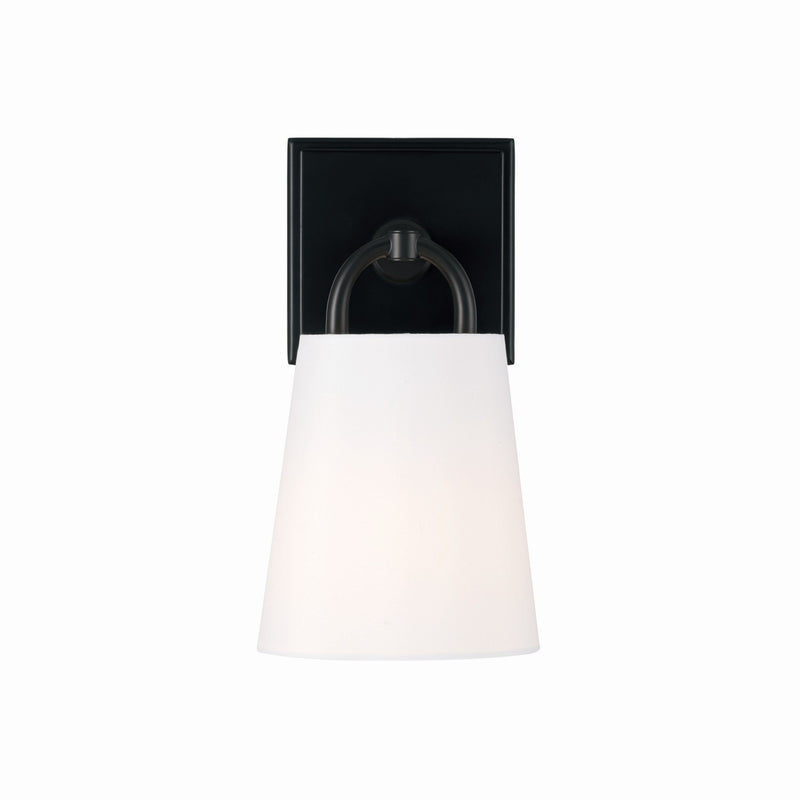 Capital Lighting 649411MB Brody One Light Wall Sconce, Matte Black Alternate Image.jpg
