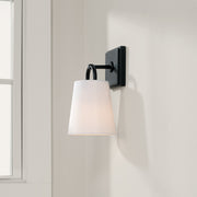 Capital Lighting 649411MB Brody One Light Wall Sconce, Matte Black Alternate Image 3.jpg