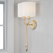 Capital Lighting 650021BS Claire Two Light Wall Sconce, Brushed Champagne Alternate Image 3.jpg
