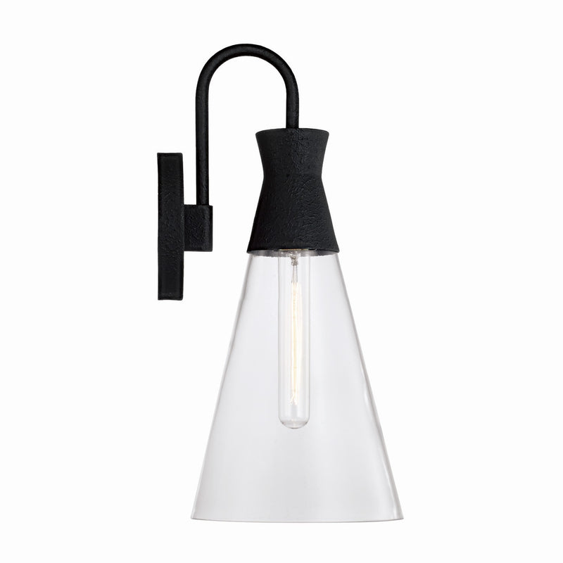 Capital Lighting 650311XK Paloma One Light Wall Sconce, Textured Black Alternate Image 2.jpg