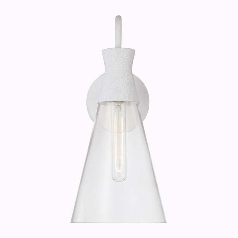 Capital Lighting 650311XW Paloma One Light Wall Sconce, Textured White Alternate Image.jpg