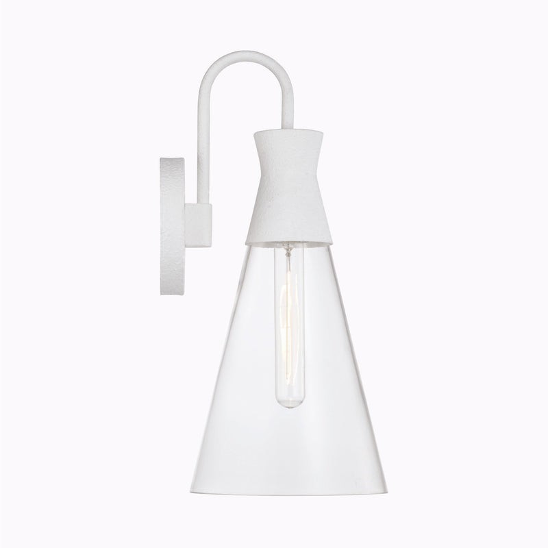 Capital Lighting 650311XW Paloma One Light Wall Sconce, Textured White Alternate Image 2.jpg