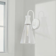 Capital Lighting 650311XW Paloma One Light Wall Sconce, Textured White Alternate Image 3.jpg