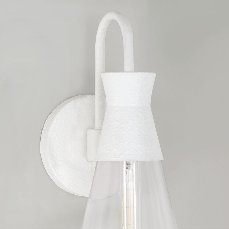 Capital Lighting 650311XW Paloma One Light Wall Sconce, Textured White Alternate Image 4.jpg