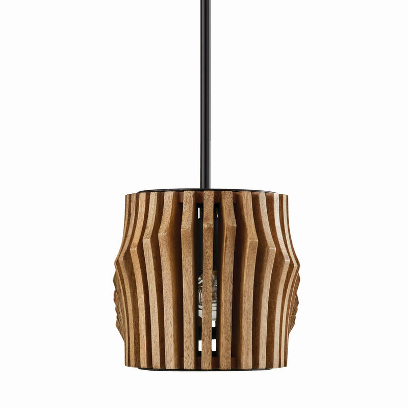 Capital Lighting 844661WK Archer Six Light Island Pendant, Light Wood and Matte Black Alternate Image.jpg