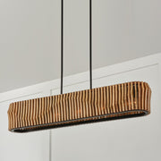 Capital Lighting 844661WK Archer Six Light Island Pendant, Light Wood and Matte Black Alternate Image 2.jpg