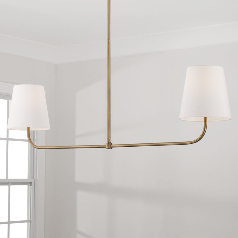 Capital Lighting 849421AD Brody Two Light Island Pendant, Aged Brass Alternate Image 2.jpg