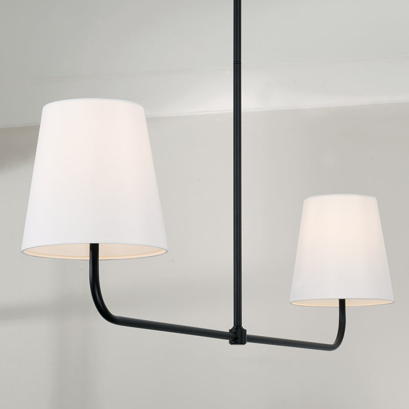 Capital Lighting 849421MB Brody Two Light Island Pendant, Matte Black Alternate Image 3.jpg