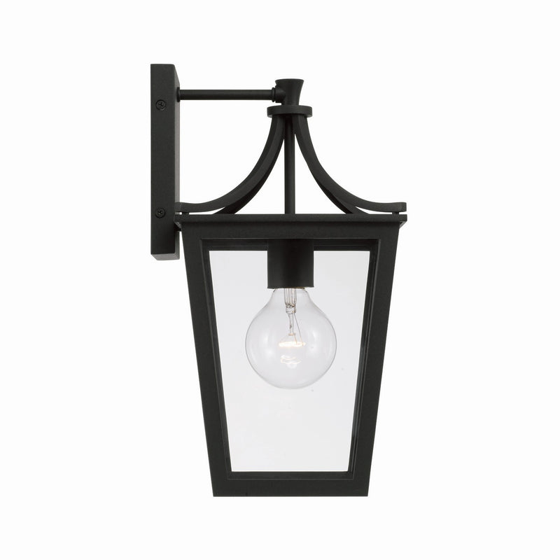 Capital Lighting 947911BK Adair One Light Outdoor Wall Lantern, Black Alternate Image 2.jpg