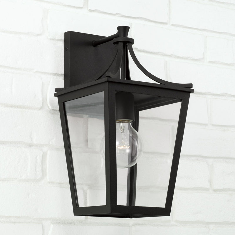 Capital Lighting 947911BK Adair One Light Outdoor Wall Lantern, Black Alternate Image 3.jpg