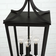 Capital Lighting 947942BK Adair Four Light Outdoor Hanging Lantern, Black Alternate Image 3.jpg