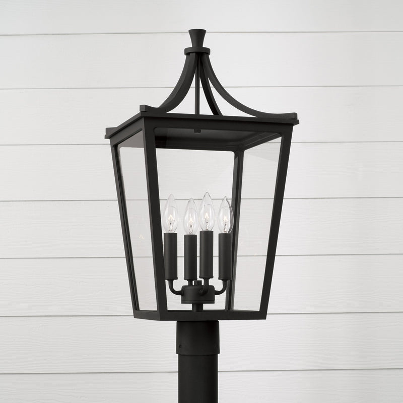 Capital Lighting 947943BK Adair Four Light Outdoor Post Lantern, Black Alternate Image 2.jpg