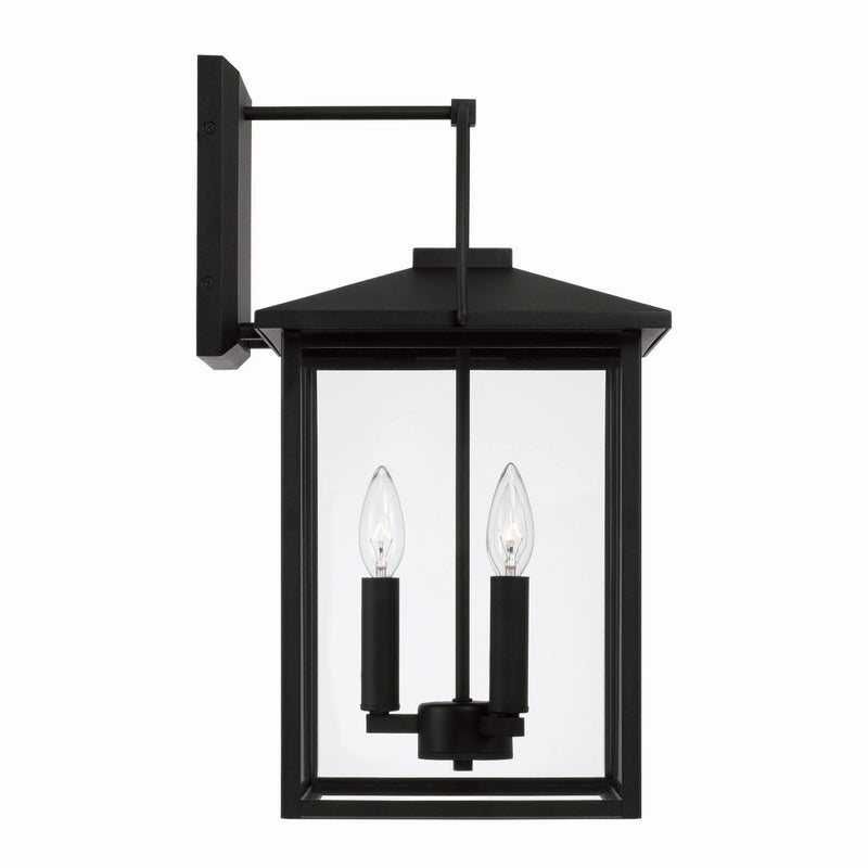 Capital Lighting 948031BK Bryson Three Light Outdoor Wall Lantern, Black Alternate Image 2.jpg