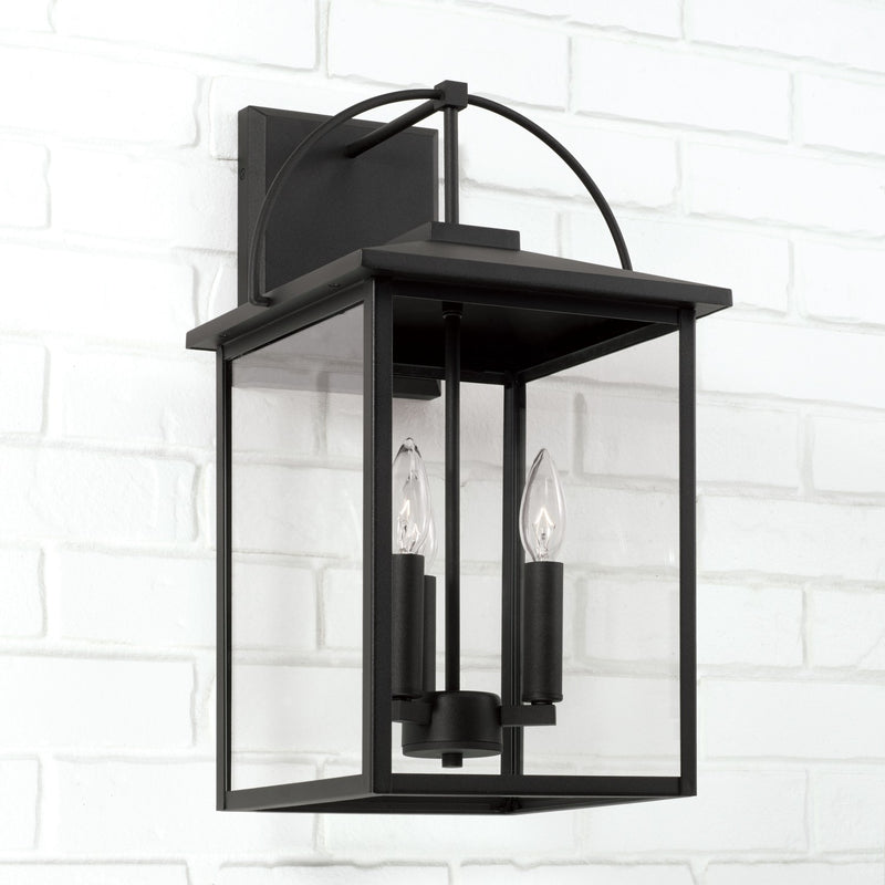 Capital Lighting 948031BK Bryson Three Light Outdoor Wall Lantern, Black Alternate Image 3.jpg