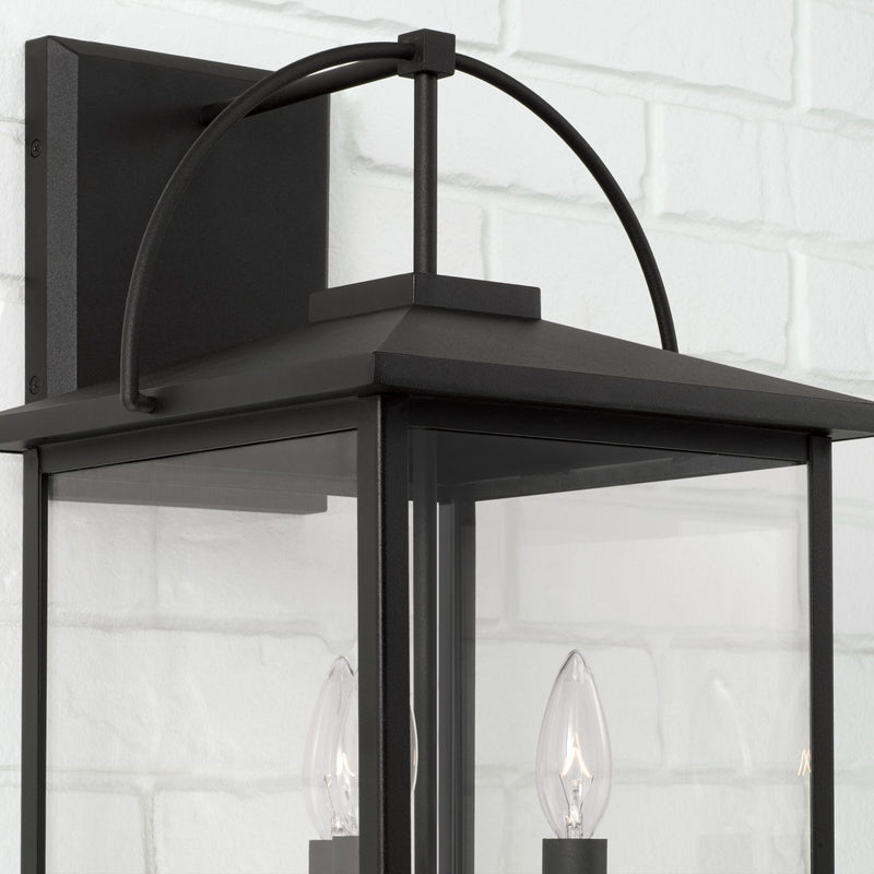 Capital Lighting 948031BK Bryson Three Light Outdoor Wall Lantern, Black Alternate Image 4.jpg