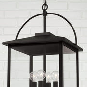 Capital Lighting 948042BK Bryson Four Light Outdoor Hanging Lantern, Black Alternate Image 3.jpg