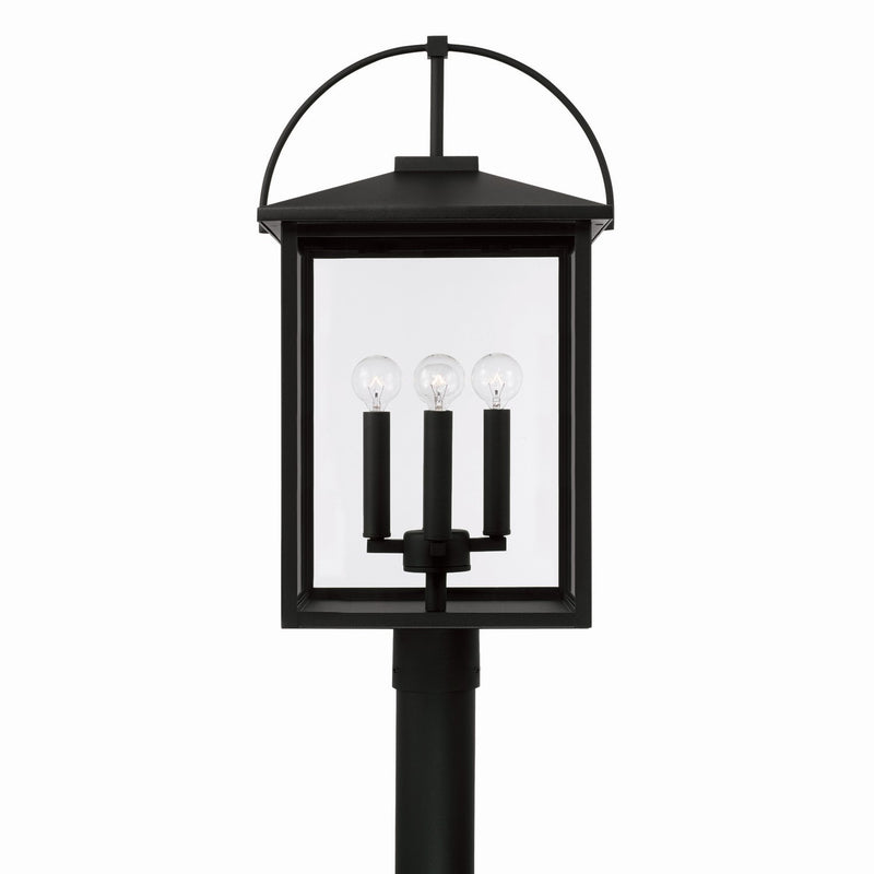 Capital Lighting 948043BK Bryson Four Light Outdoor Post Lantern, Black Alternate Image.jpg