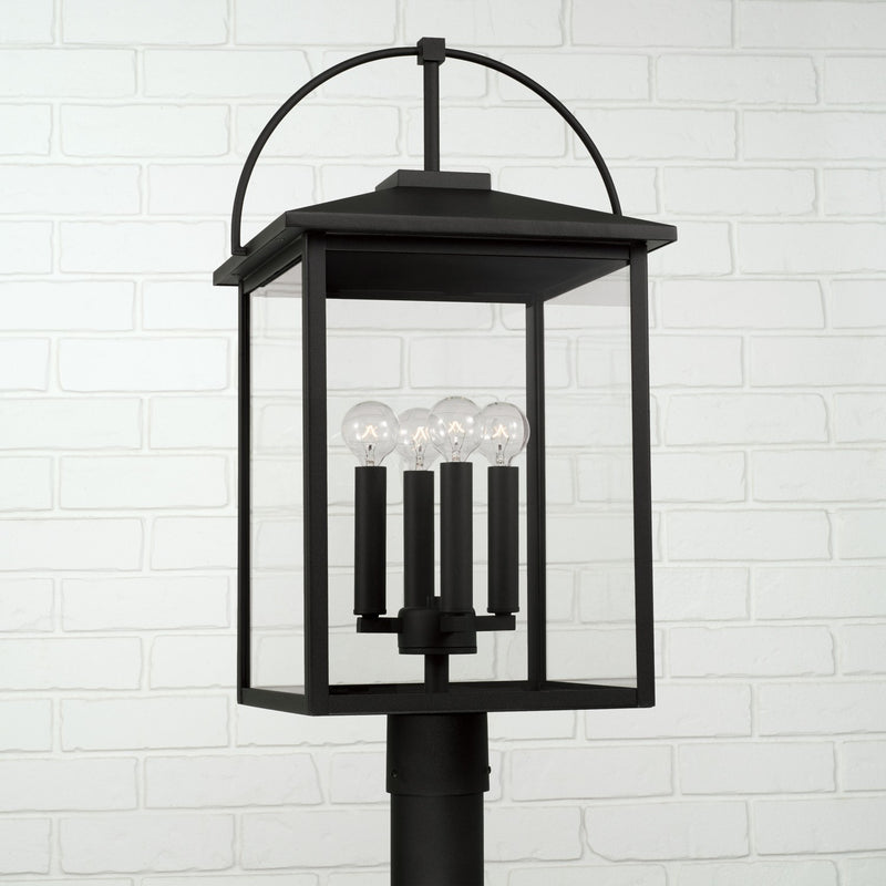 Capital Lighting 948043BK Bryson Four Light Outdoor Post Lantern, Black Alternate Image 2.jpg