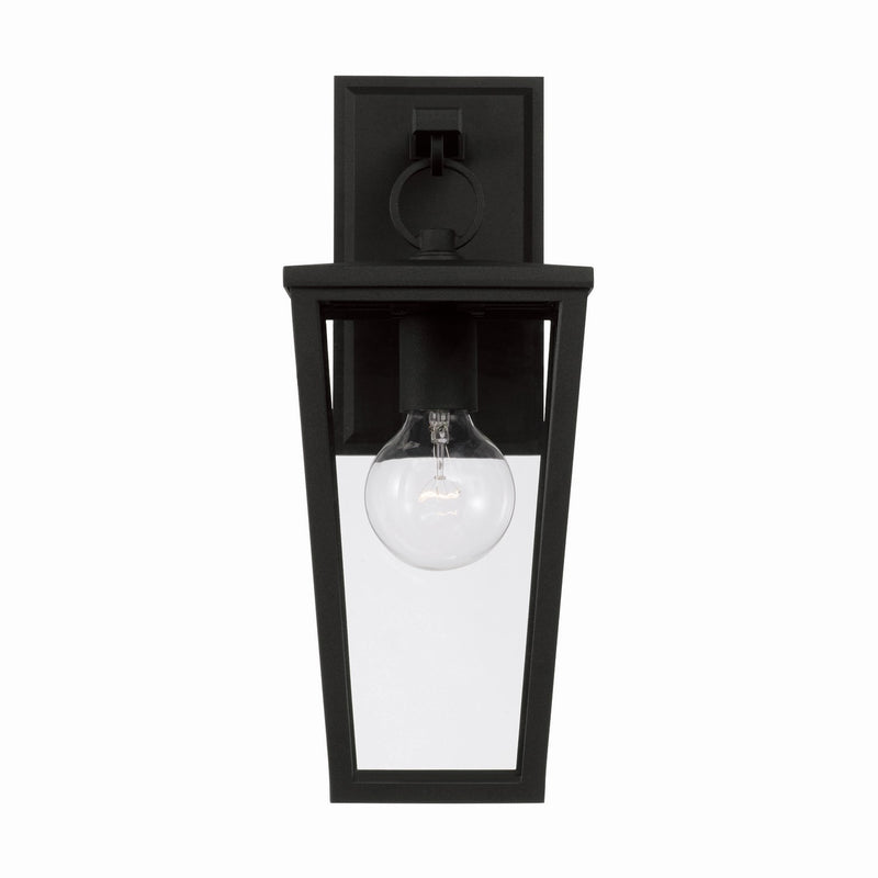 Capital Lighting 948111BK Elliott One Light Outdoor Wall Lantern, Black Alternate Image.jpg