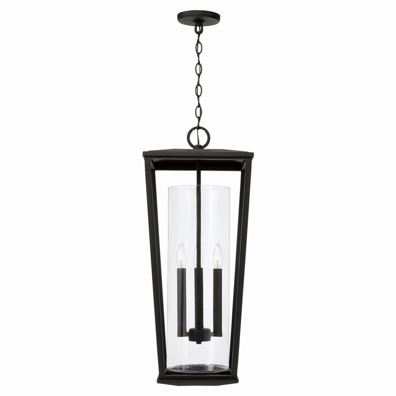 Capital Lighting 948132BK Elliott Three Light Outdoor Hanging Lantern, Black Alternate Image.jpg