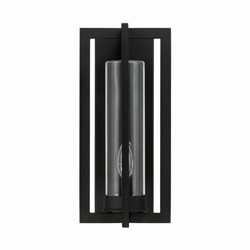 Capital Lighting 948211BK Kent One Light Outdoor Wall Lantern, Black Alternate Image.jpg