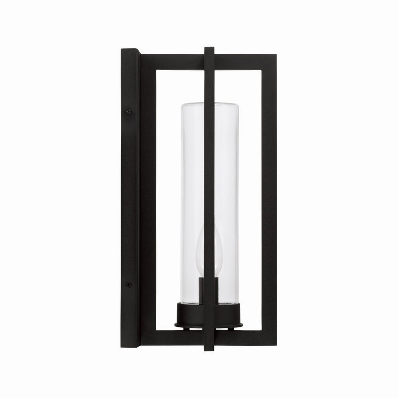 Capital Lighting 948211BK Kent One Light Outdoor Wall Lantern, Black Alternate Image 2.jpg