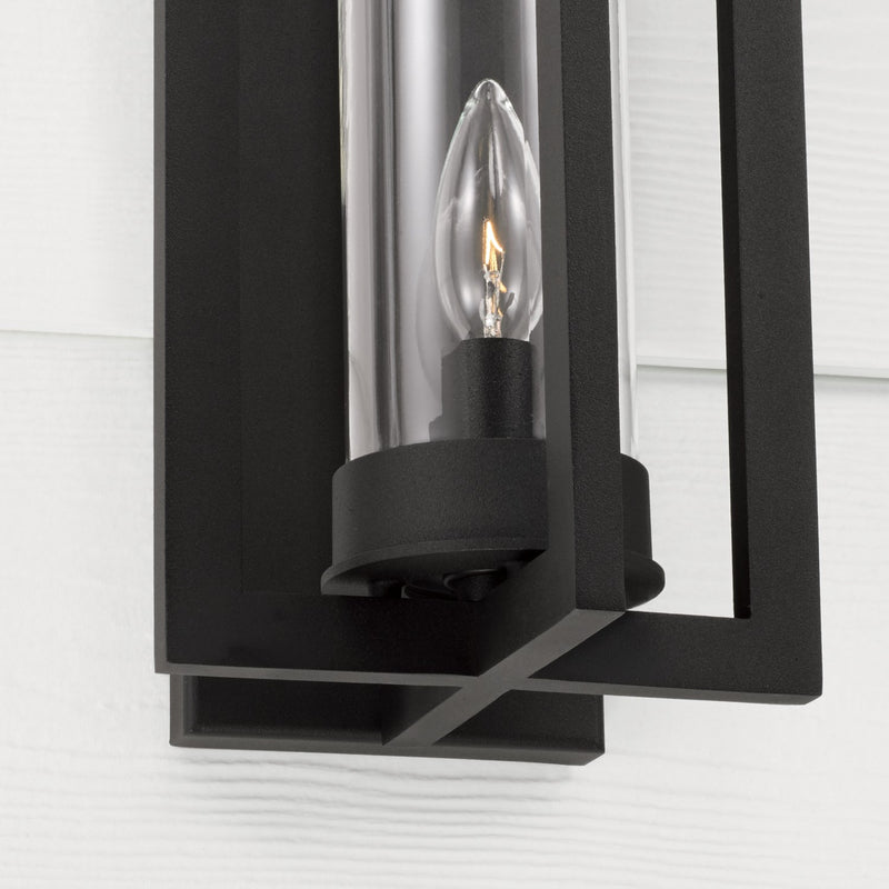 Capital Lighting 948211BK Kent One Light Outdoor Wall Lantern, Black Alternate Image 4.jpg