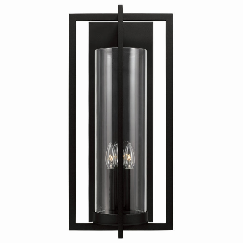 Capital Lighting 948231BK Kent Three Light Outdoor Wall Lantern, Black Alternate Image.jpg