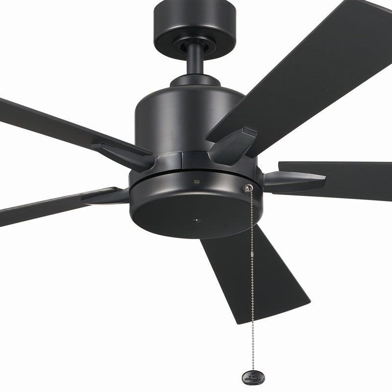 Kichler 330242SBK 52"Ceiling Fan, Satin Black (2)