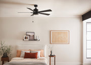 Kichler 330242SBK 52"Ceiling Fan, Satin Black (6)