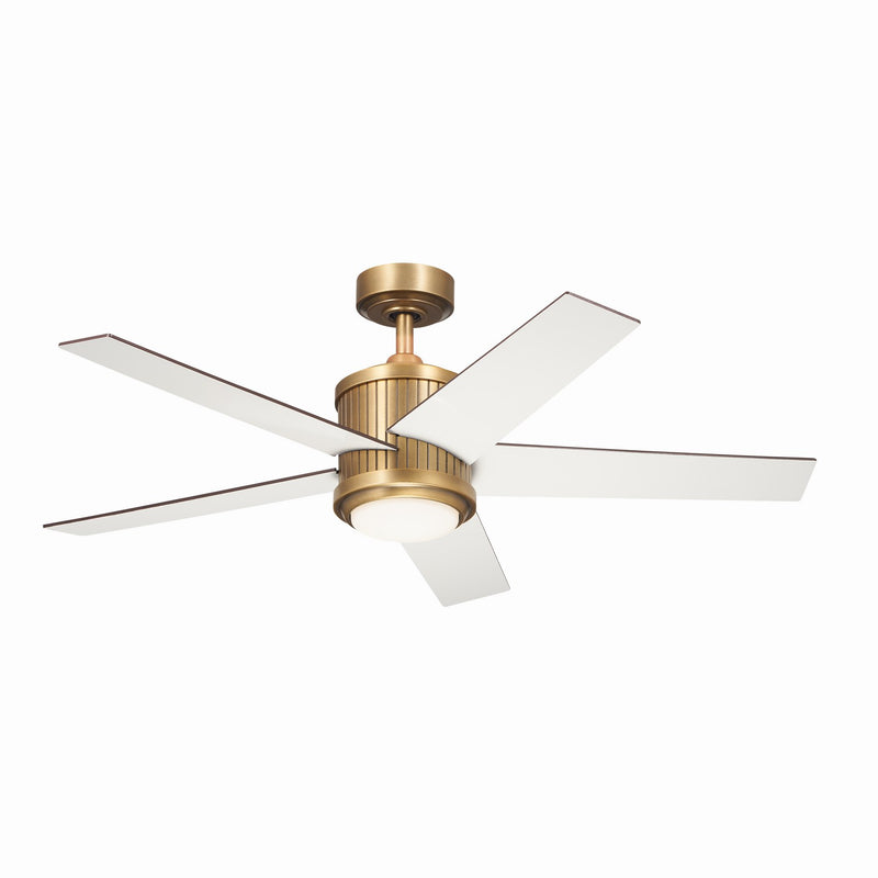 Kichler 300048NBR 48"Ceiling Fan, Natural Brass (3)