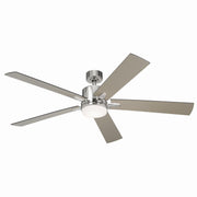 Kichler 330060PN 60"Ceiling Fan, Polished Nickel (4)