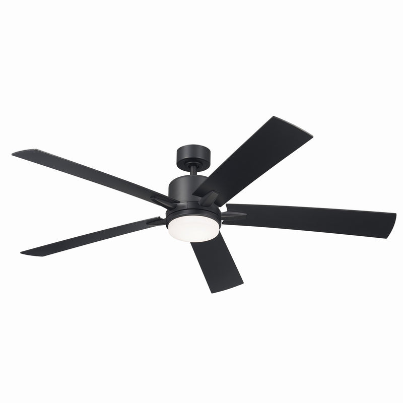 Kichler 330060SBK 60"Ceiling Fan, Satin Black (5)
