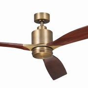 Kichler 300075NBR 60"Ceiling Fan, Brushed Natural Brass (4)