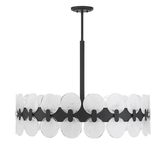 Savoy House 1-3722-10-89 Ten Light Chandelier, Matte Black (2)