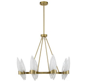 Savoy House 1-5502-8-322 Eight Light Chandelier, Warm Brass (2)