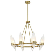 Savoy House 1-5502-8-322 Eight Light Chandelier, Warm Brass (3)