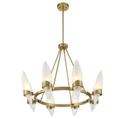 Savoy House 1-5502-8-322 Eight Light Chandelier, Warm Brass (4)