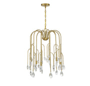 Savoy House 1-6686-6-127 Six Light Chandelier, Noble Brass (2)