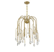 Savoy House 1-6686-6-127 Six Light Chandelier, Noble Brass (3)