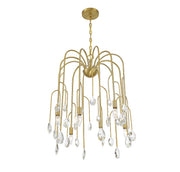 Savoy House 1-6686-6-127 Six Light Chandelier, Noble Brass (4)
