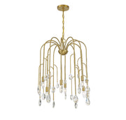 Savoy House 1-6686-6-127 Six Light Chandelier, Noble Brass (5)