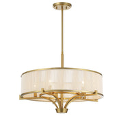 Savoy House 1-7751-5-322 Five Light Chandelier, Warm Brass (5)