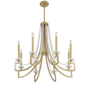 Savoy House 1-8804-8-322 Eight Light Chandelier, Warm Brass (4)