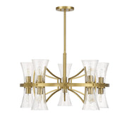 Savoy House 1-9704-10-322 Ten Light Chandelier, Warm Brass (2)