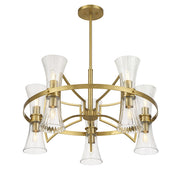 Savoy House 1-9704-10-322 Ten Light Chandelier, Warm Brass (4)