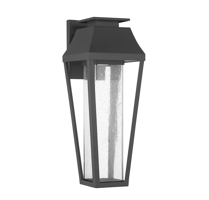 Savoy House 5-354-BK LED Outdoor Wall Lantern, Matte Black (2)