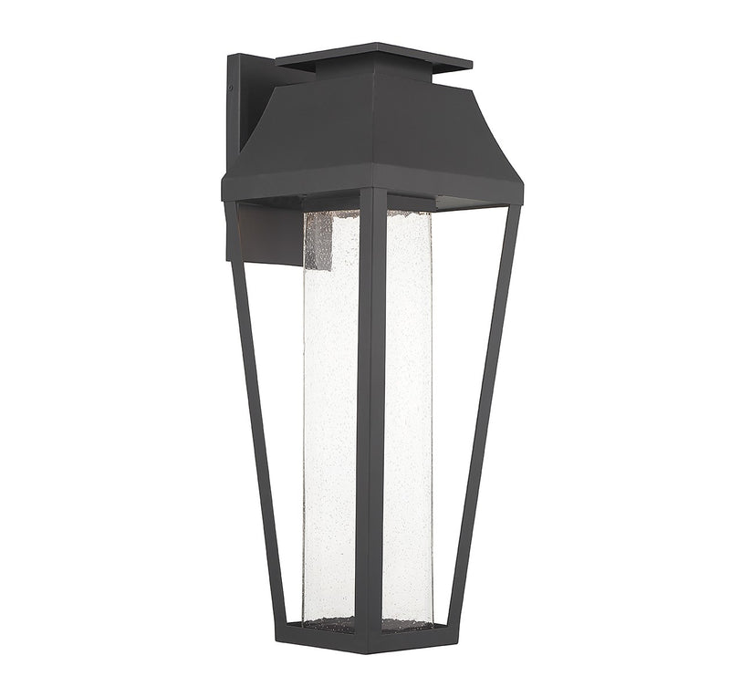Savoy House 5-355-BK LED Outdoor Wall Lantern, Matte Black (4)