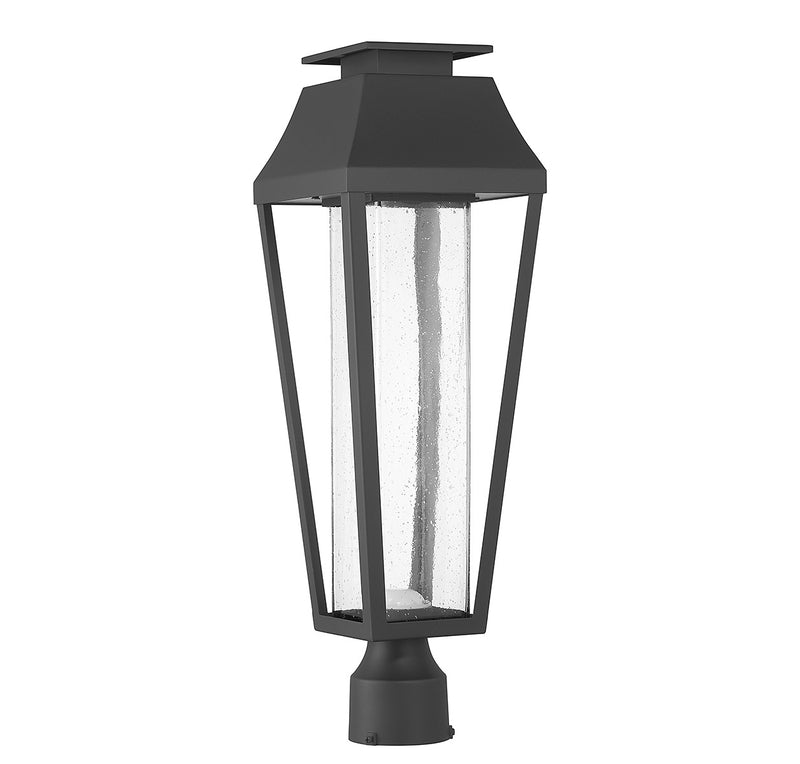 Savoy House 5-356-BK LED Outdoor Post Lantern, Matte Black (2)