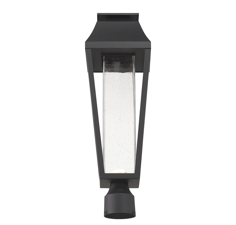 Savoy House 5-356-BK LED Outdoor Post Lantern, Matte Black (4)